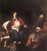 CASTIGLIONE, Giovanni Benedetto The rest in the flight to Egypt china oil painting artist